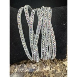 Touchstone Crystal Aurore Boreale Wrap-Star‎ bracelet NEW